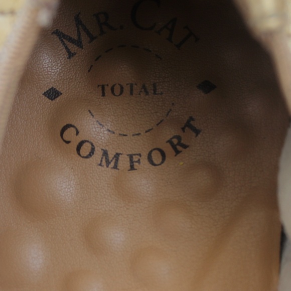 Mr Cat Comfort Elastic Women's Flats Gold Size 7 - Picture 4 of 7
